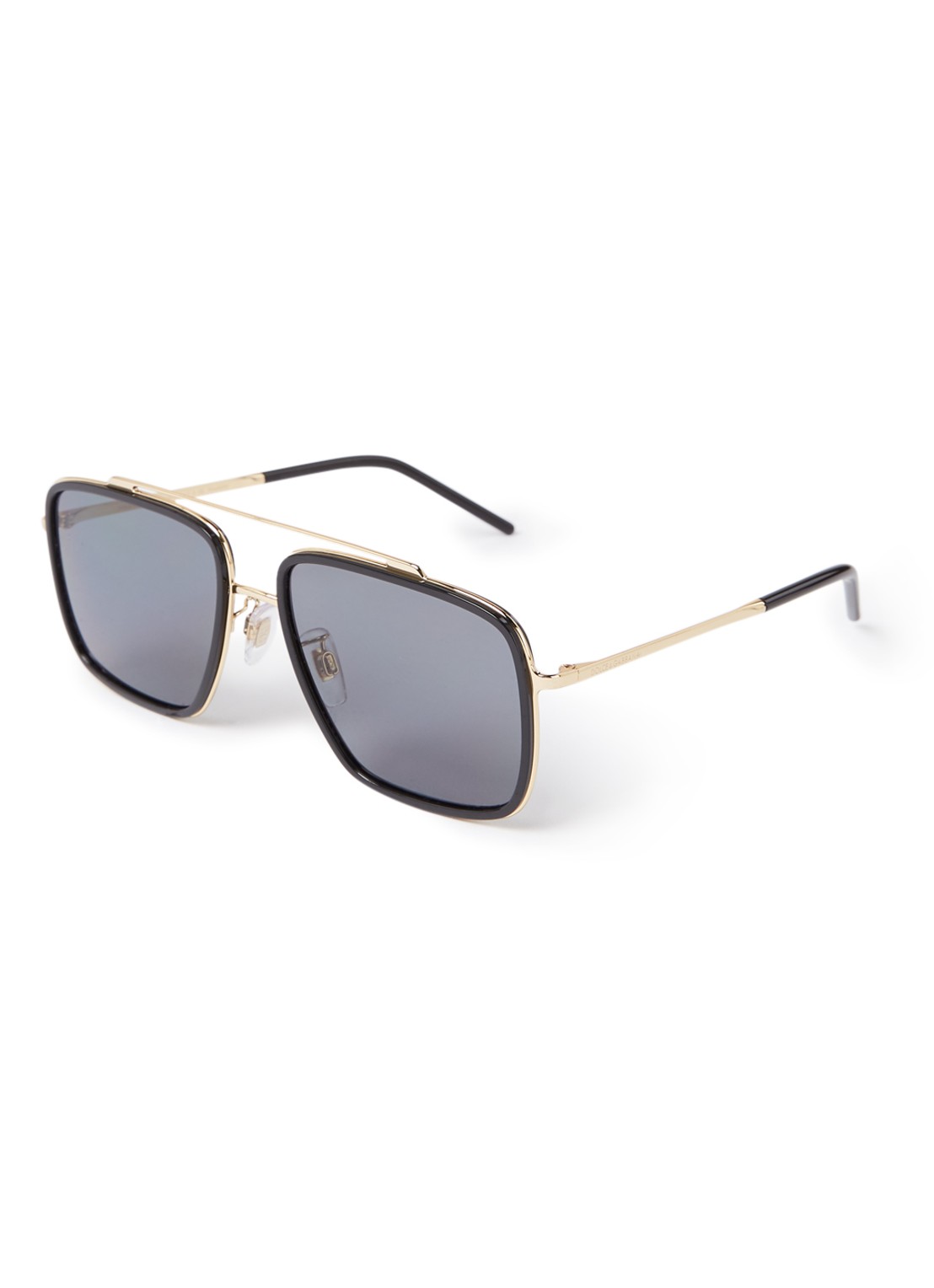 Dolce & Gabbana Piloten zonnebril gepolariseerd DG2220 - voorkant zwart
