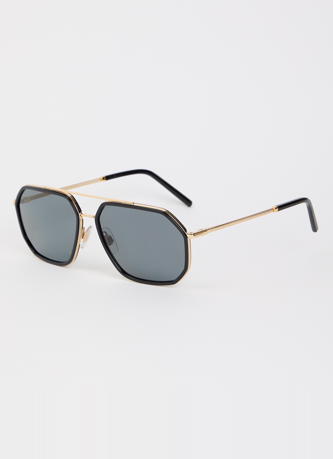 Dolce & Gabbana Piloten zonnebril gepolariseerd DG2285 - voorkant 4 goud