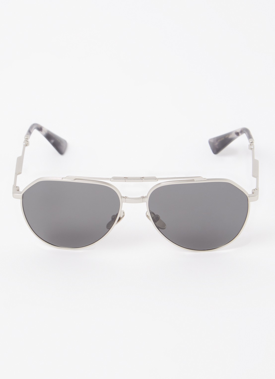 Dolce & Gabbana Piloten zonnebril gepolariseerd DG2302 - detail 2 zilver