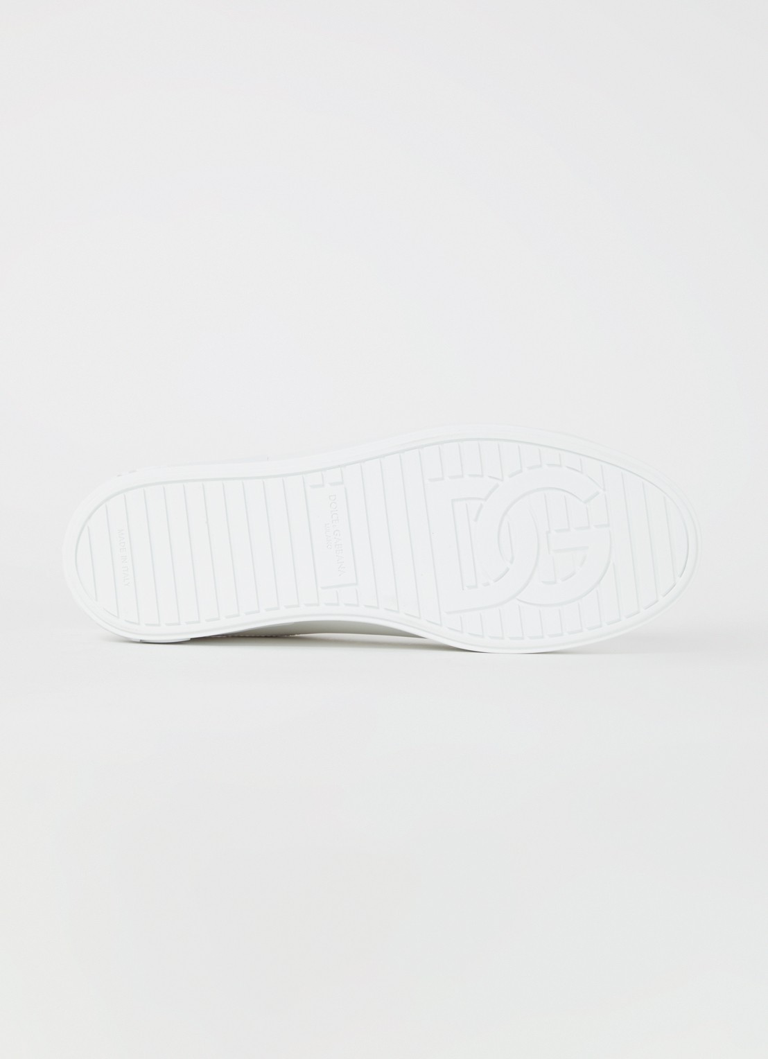 Dolce & Gabbana Portofino sneaker van kalfsleer - detail 4 wit