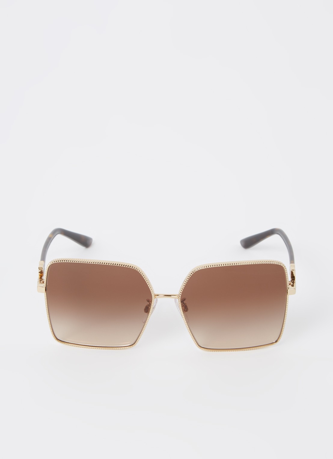 Dolce & Gabbana Retro zonnebril DG2279 - voorkant 2 goud
