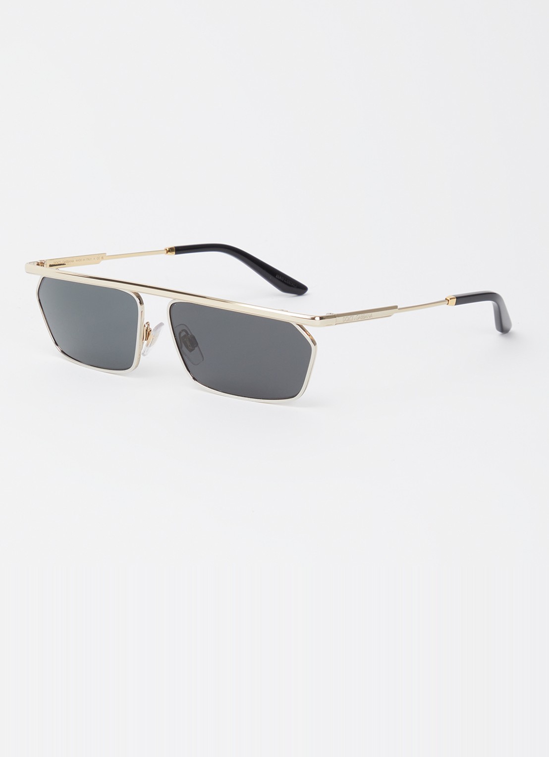 Dolce & Gabbana Retro zonnebril DG2327 - voorkant goud