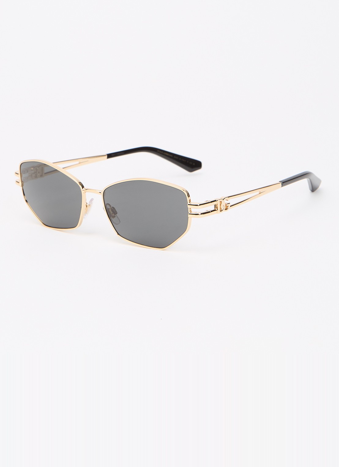 Dolce & Gabbana Retro zonnebril DG2338 - voorkant 4 goud