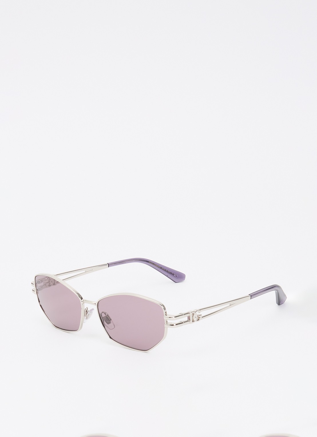 Dolce & Gabbana Retro zonnebril DG2338 - voorkant 4 zilver