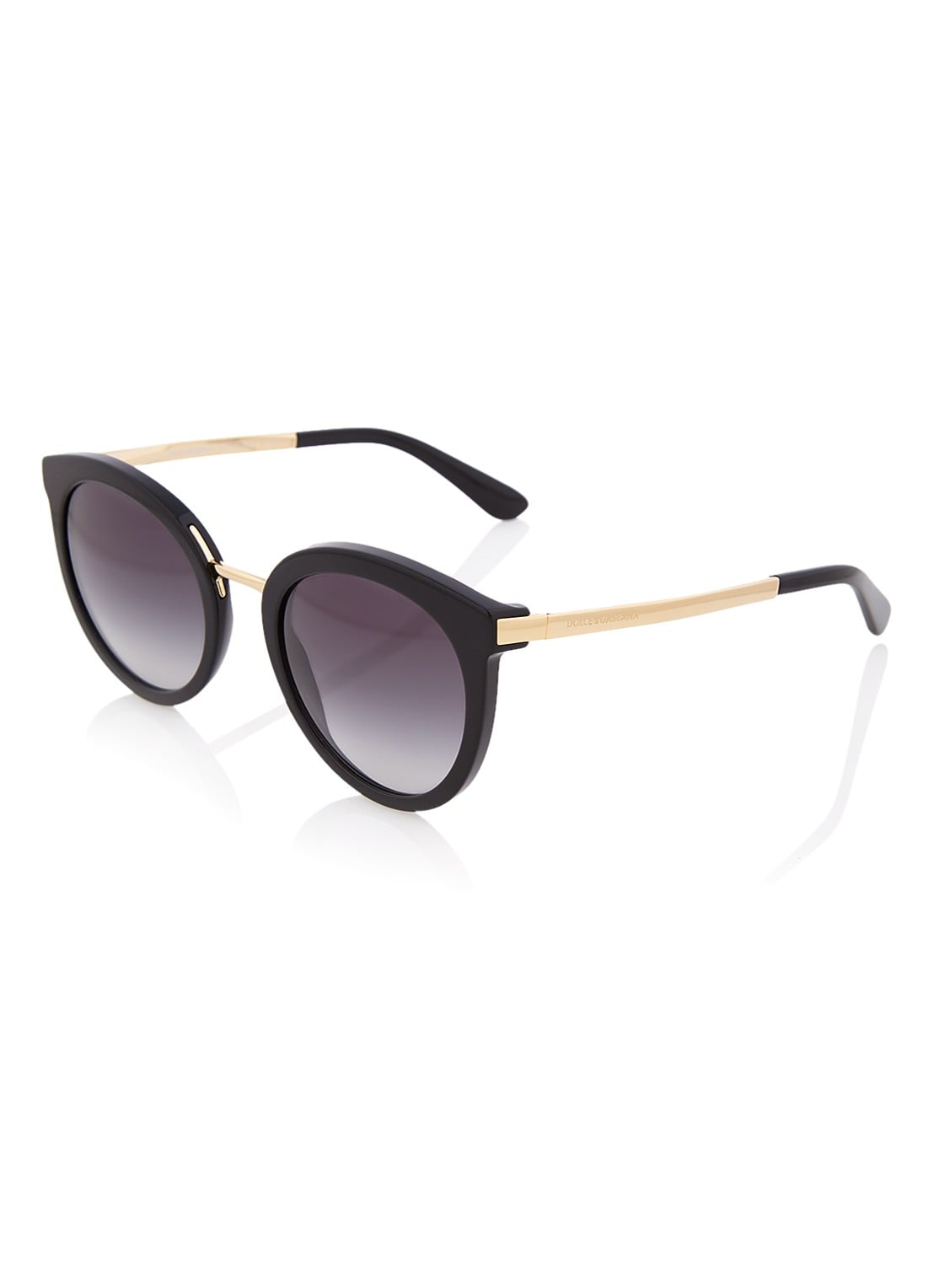 Dolce & Gabbana Retro zonnebril DG4268 - voorkant zwart