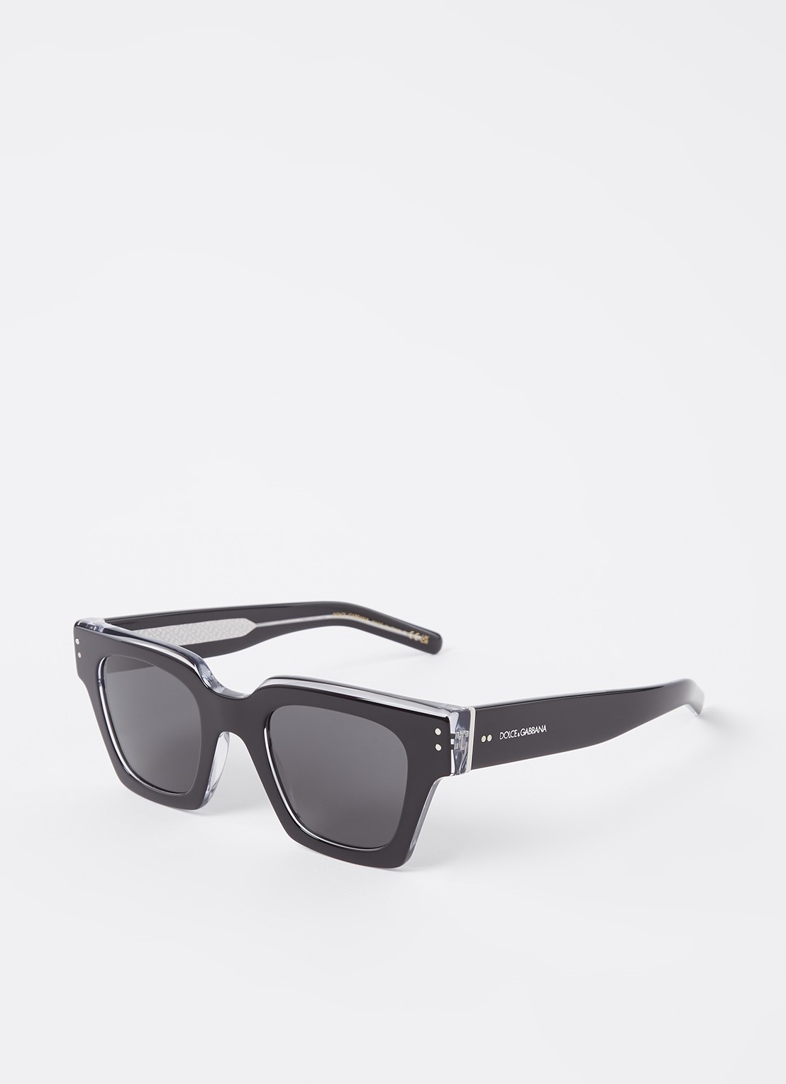 Dolce & Gabbana Retro zonnebril DG4413  - voorkant zwart