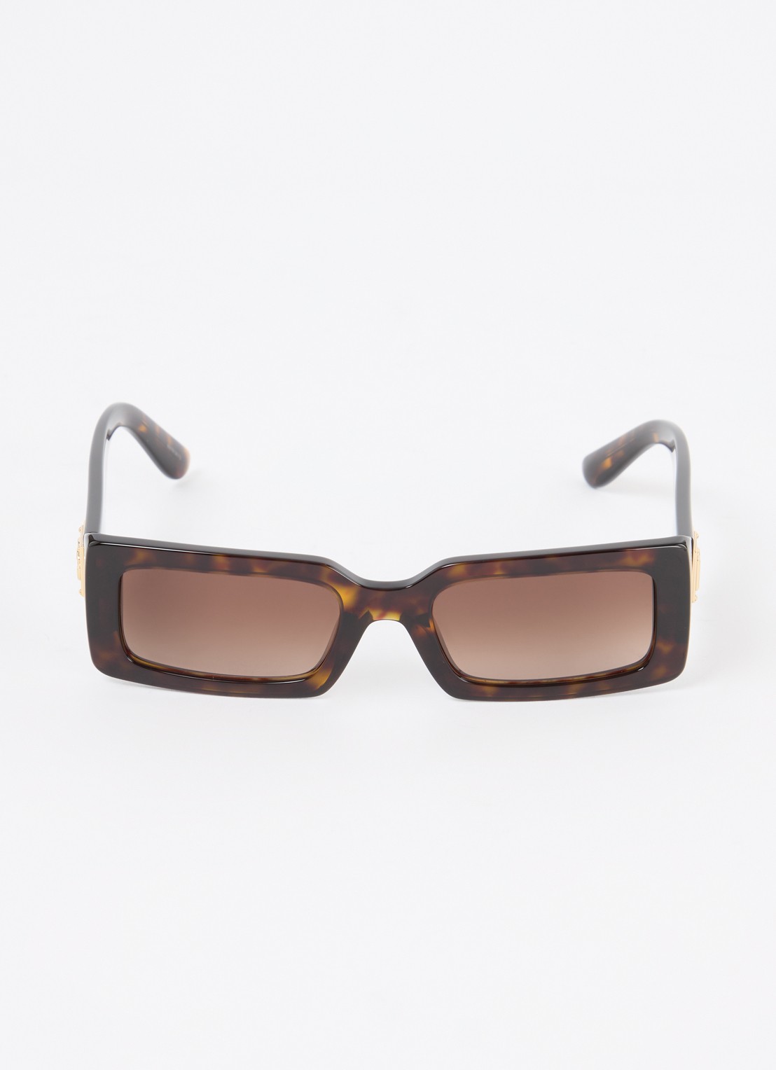 Dolce & Gabbana Retro zonnebril DG4416 - detail donkerbruin
