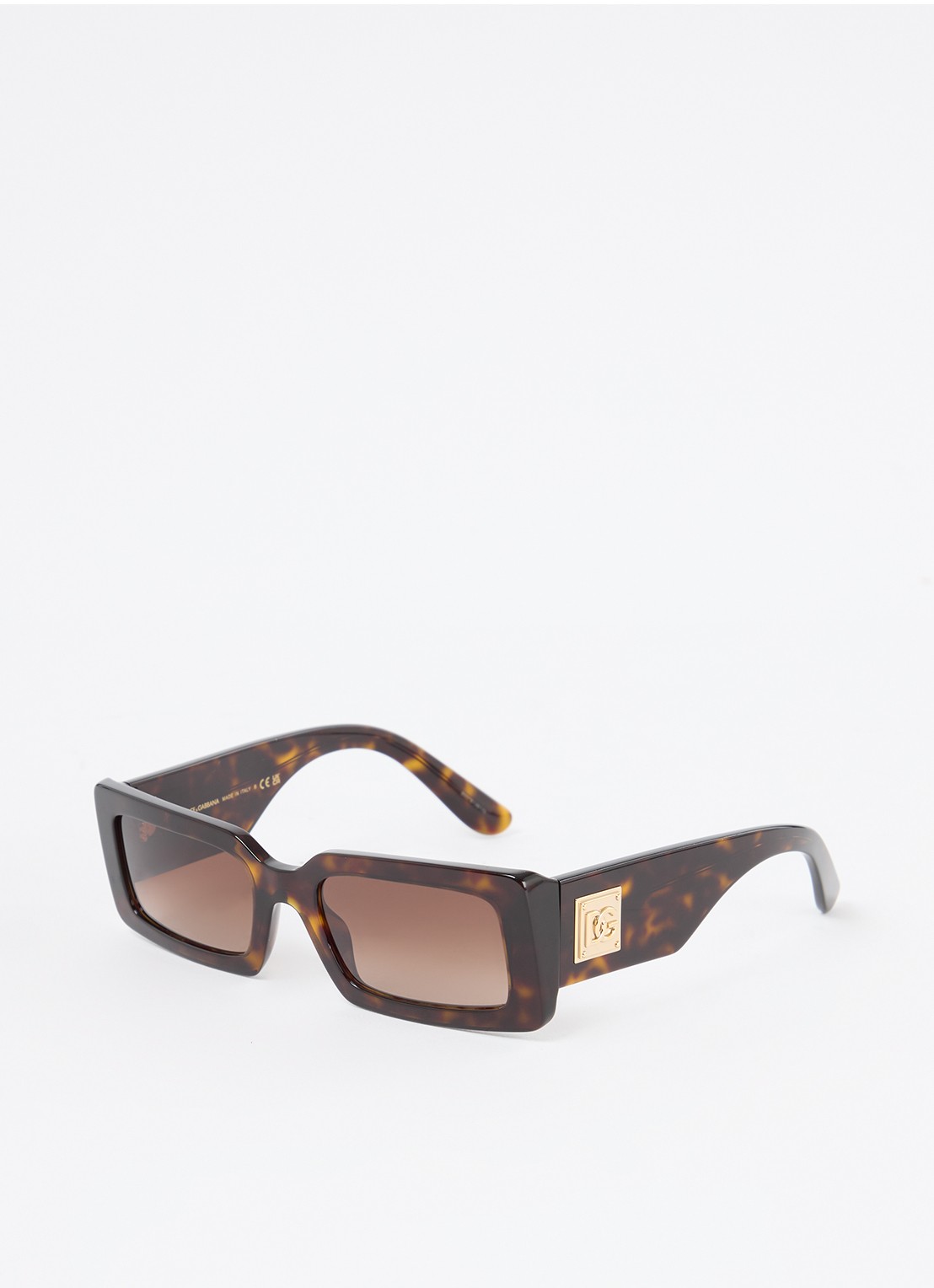 Dolce & Gabbana Retro zonnebril DG4416 - voorkant 4 donkerbruin
