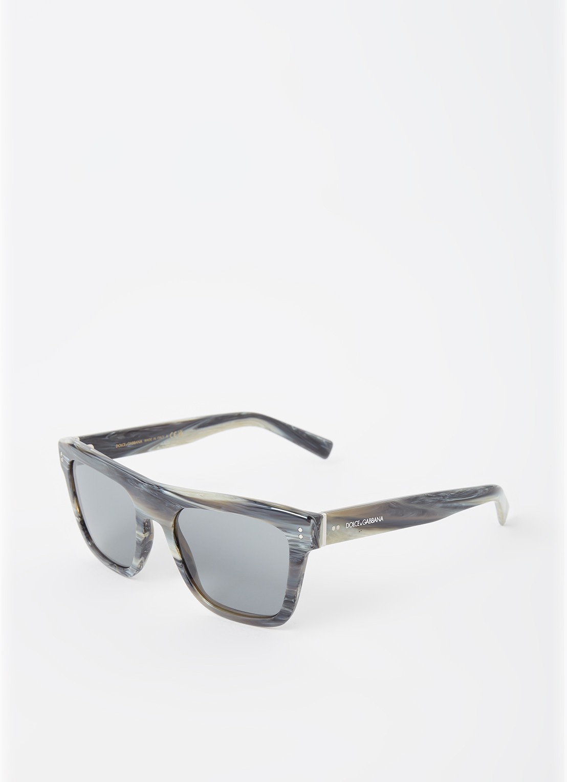 Dolce & Gabbana Retro zonnebril DG4420  - voorkant grijs