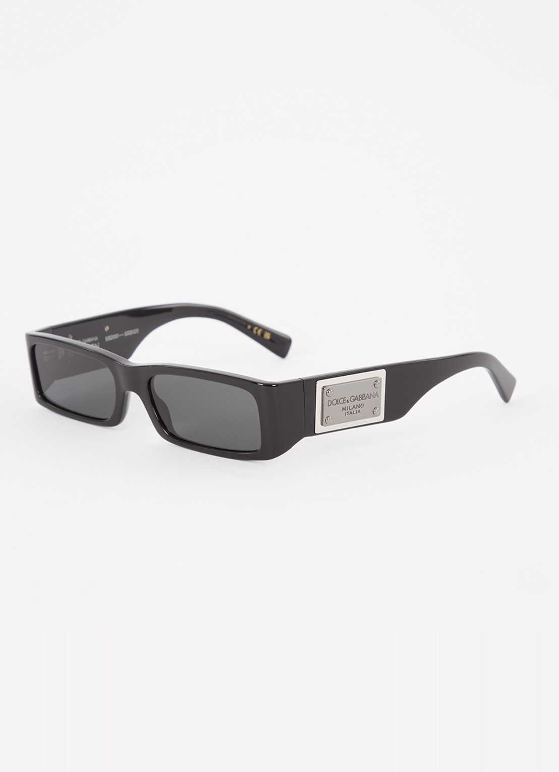 Dolce & Gabbana Retro zonnebril DG4444 - voorkant 4 zwart