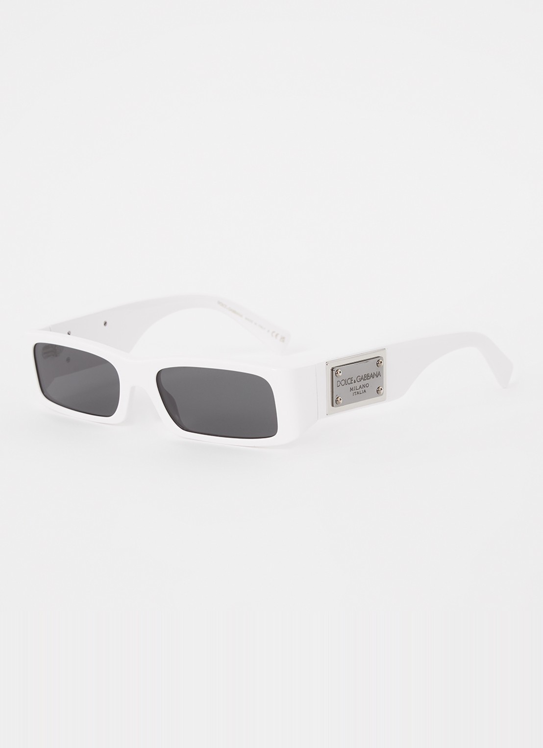 Dolce & Gabbana Retro zonnebril DG4444 - voorkant wit