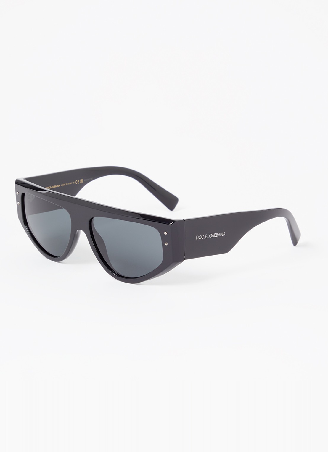 Dolce & Gabbana Retro zonnebril DG4461  - voorkant 4 zwart