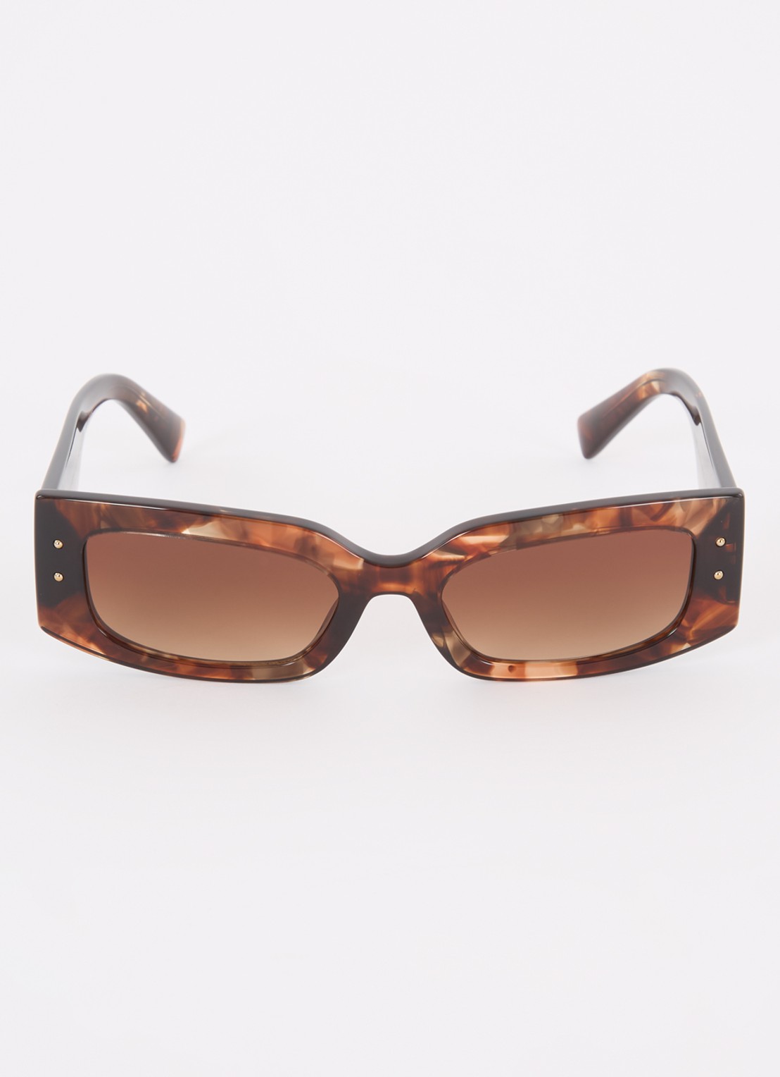 Dolce & Gabbana Retro zonnebril DG4479 - detail donkerbruin
