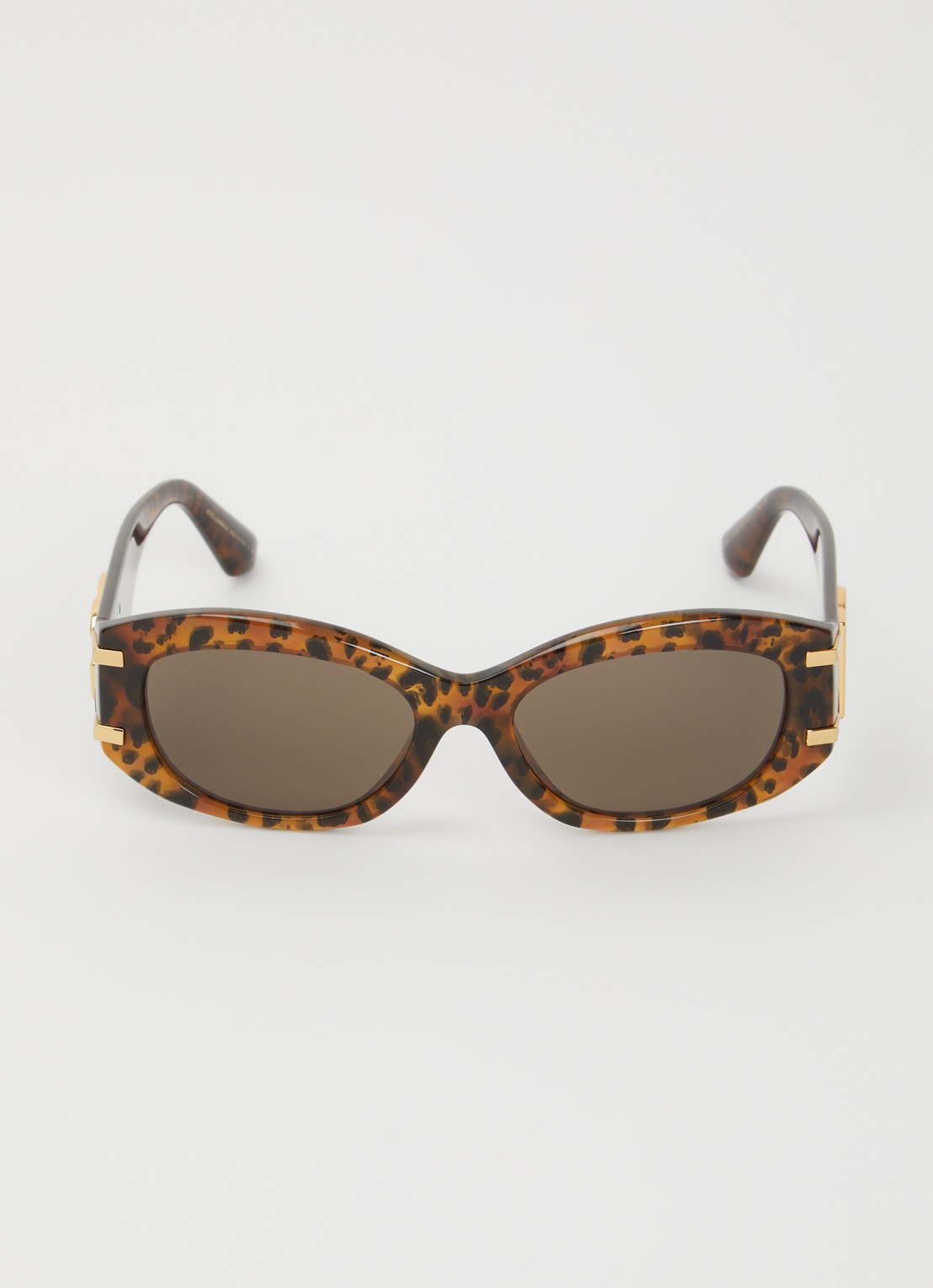 Dolce & Gabbana Retro zonnebril DG4502 - detail 2 bruin