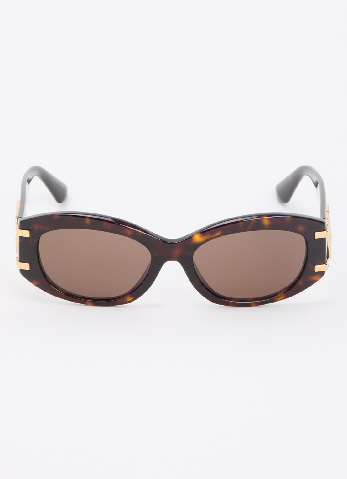 Dolce & Gabbana Retro zonnebril DG4502 - detail bruin