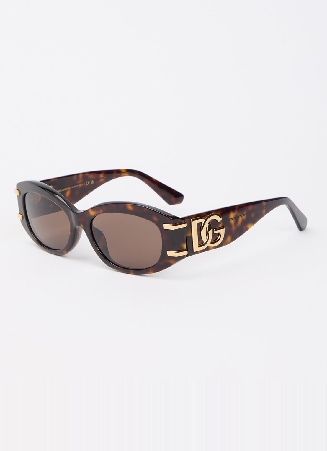 Dolce & Gabbana Retro zonnebril DG4502 - voorkant 4 bruin