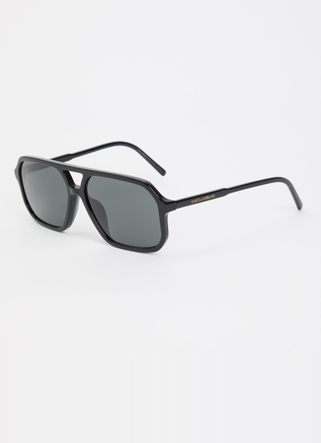 Dolce & Gabbana Retro zonnebril DG4541 - voorkant zwart