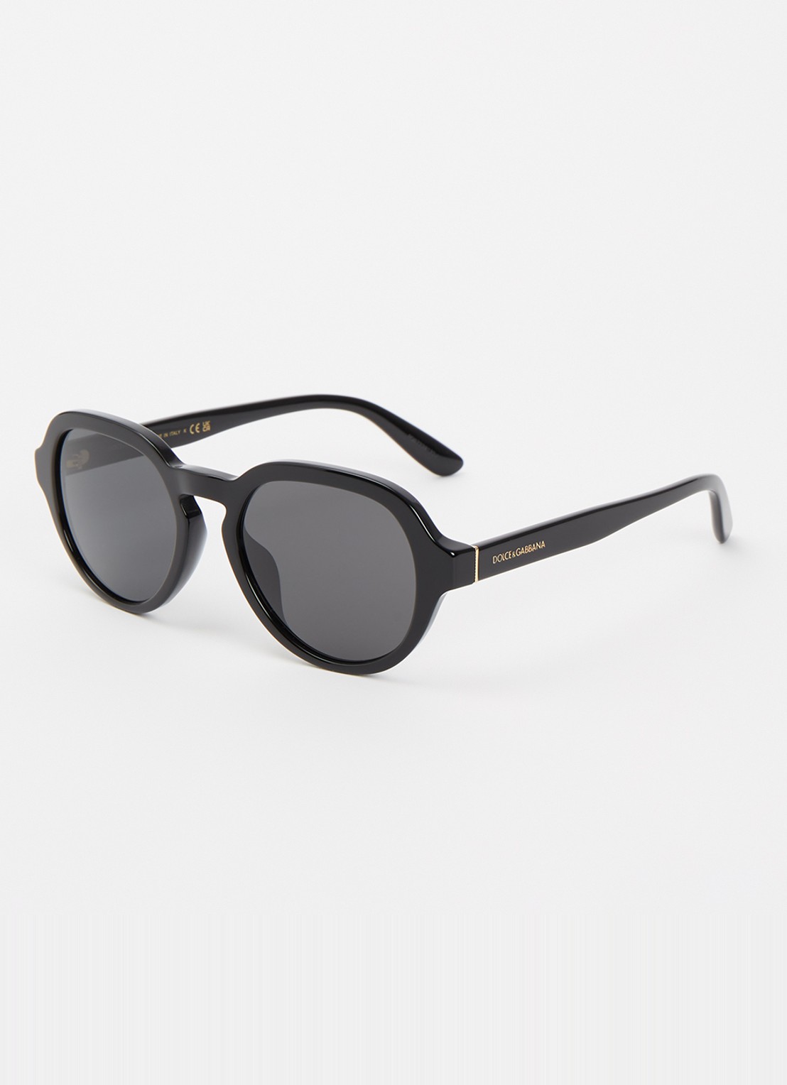 Dolce & Gabbana Retro zonnebril DG4567 - voorkant zwart