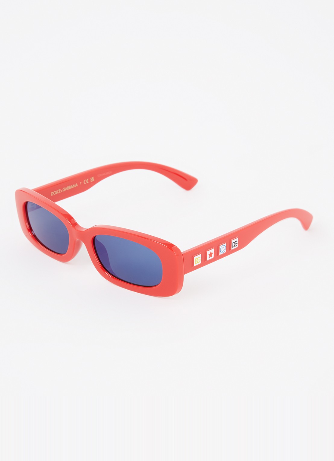 Dolce & Gabbana Retro zonnebril DX6006U - voorkant rood