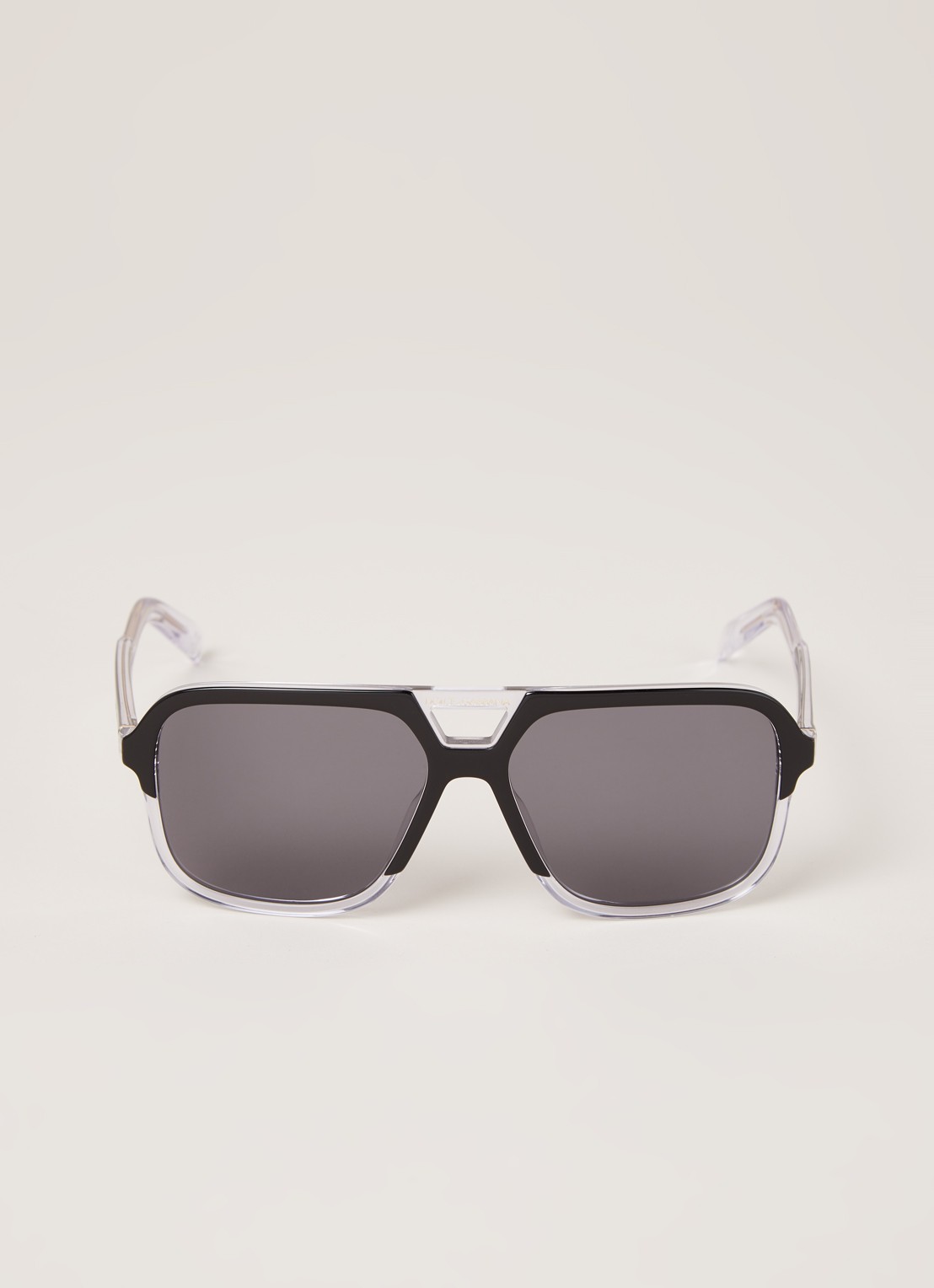 Dolce & Gabbana Retro zonnebril gepolariseerd DG4354 - voorkant 5 zwart