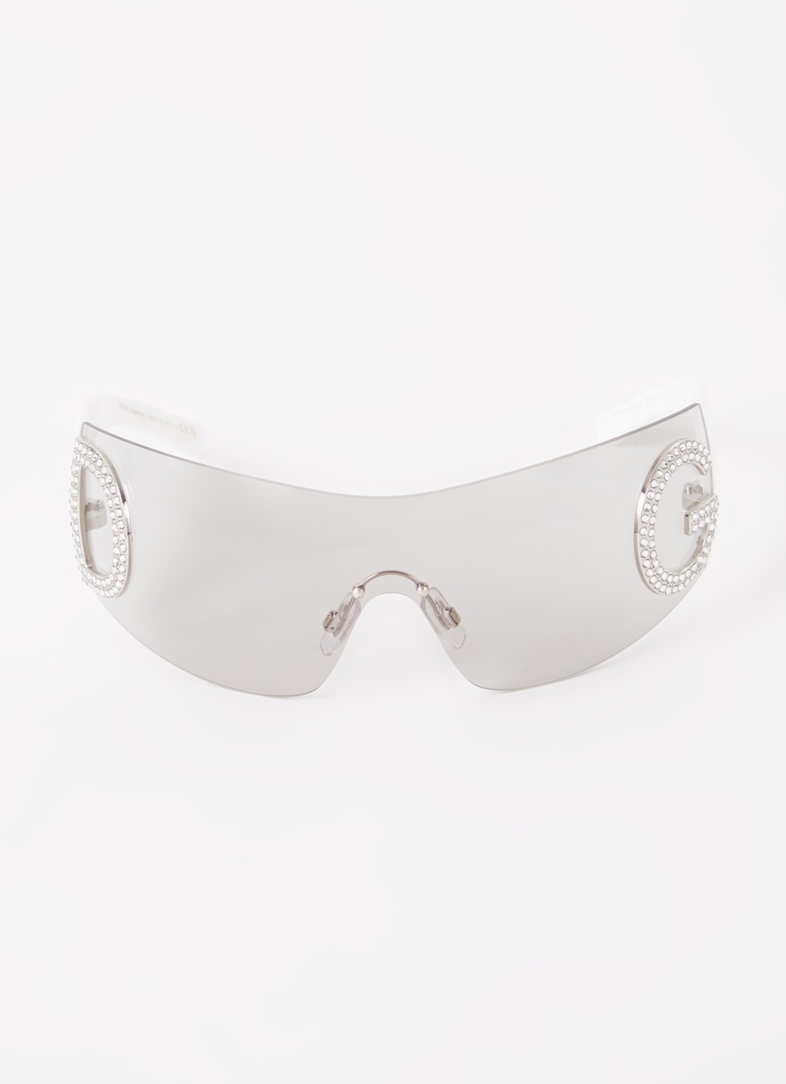 Dolce & Gabbana Shield zonnebril DG2298B  - detail 3 wit