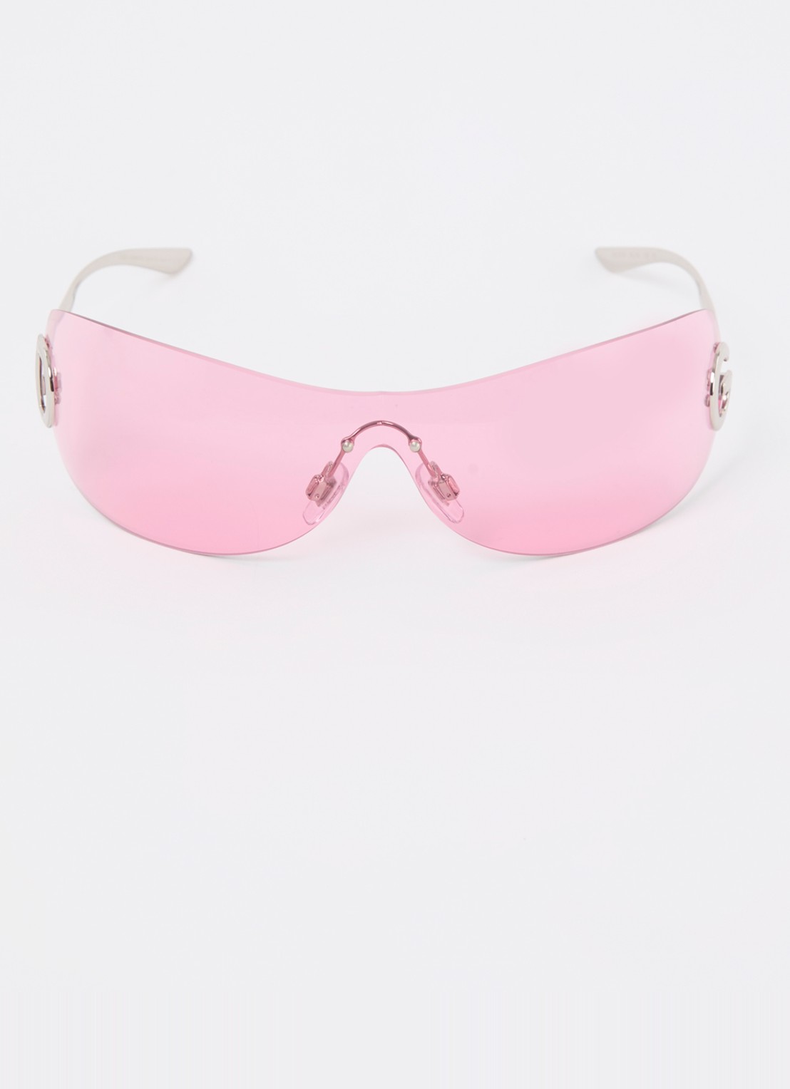 Dolce & Gabbana Shield zonnebril DG2308 - detail 2 roze