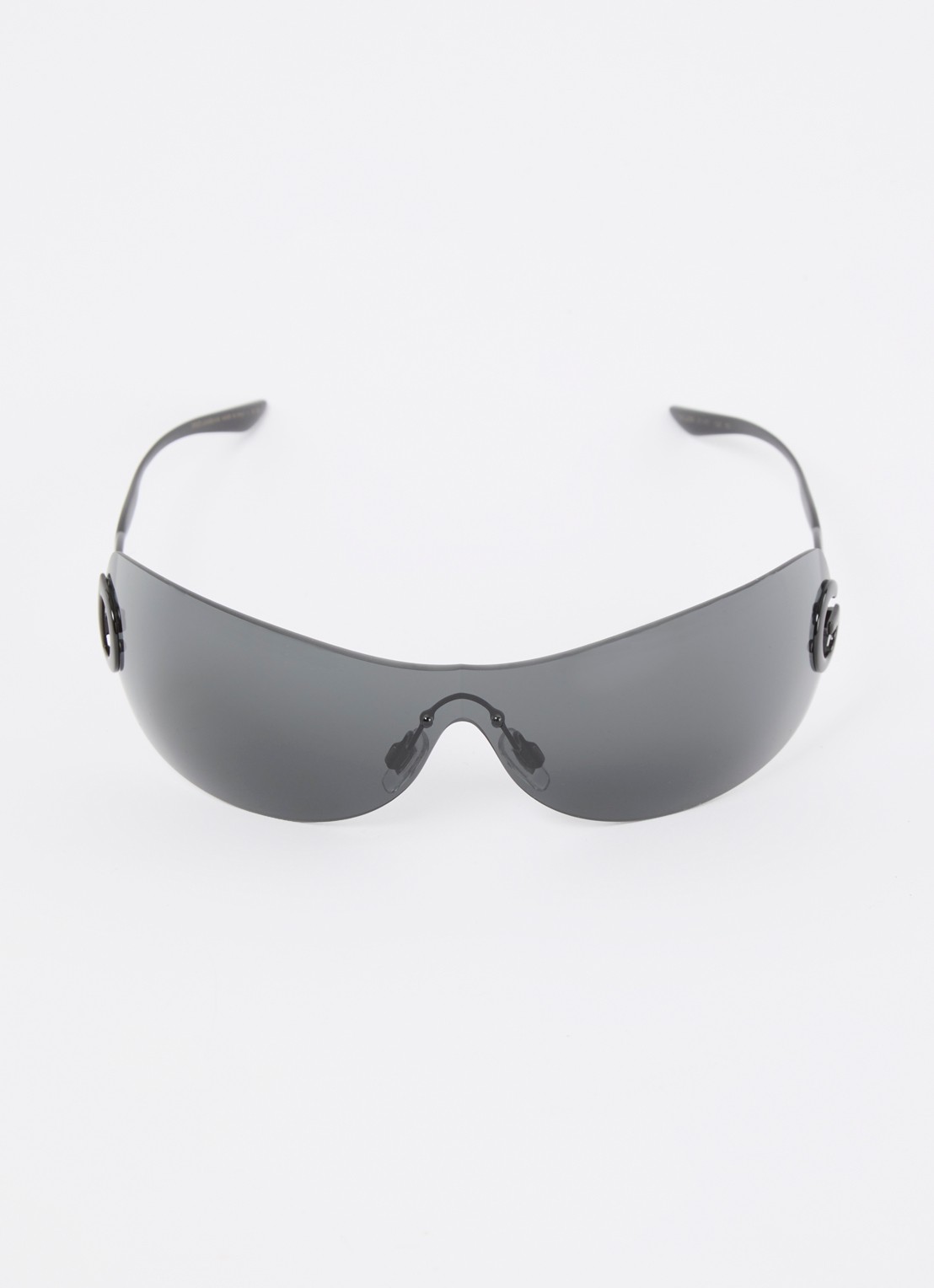 Dolce & Gabbana Shield zonnebril DG2308   - detail zwart