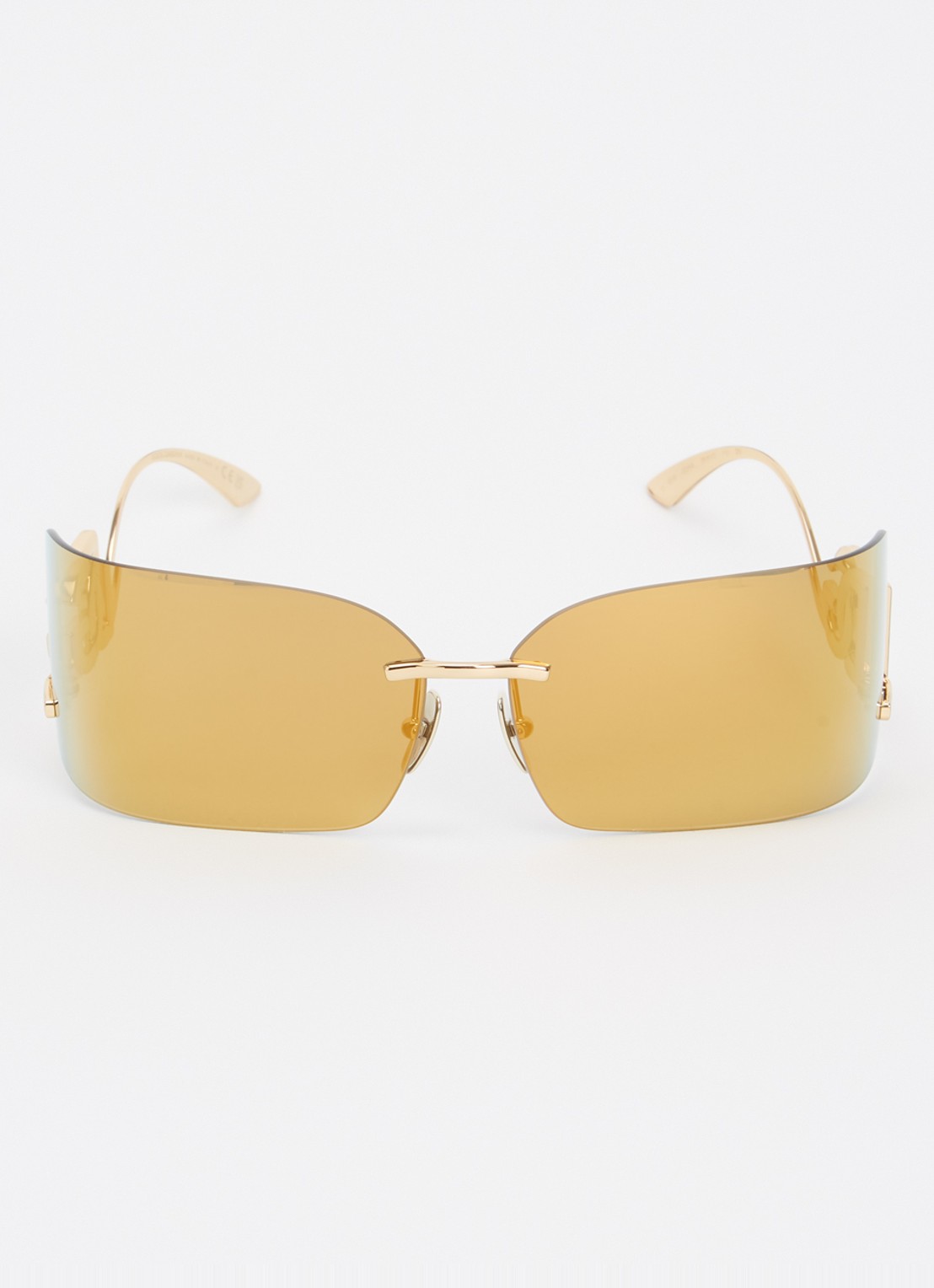 Dolce & Gabbana Shield zonnebril DG2319   - detail goud