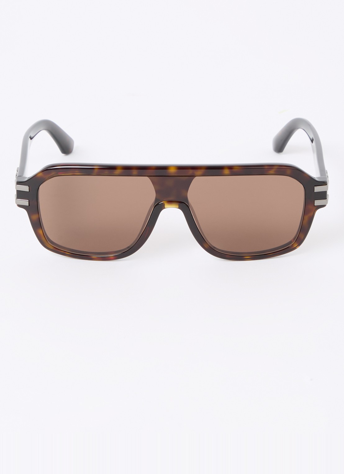 Dolce & Gabbana Shield zonnebril DG4507 - detail bruin