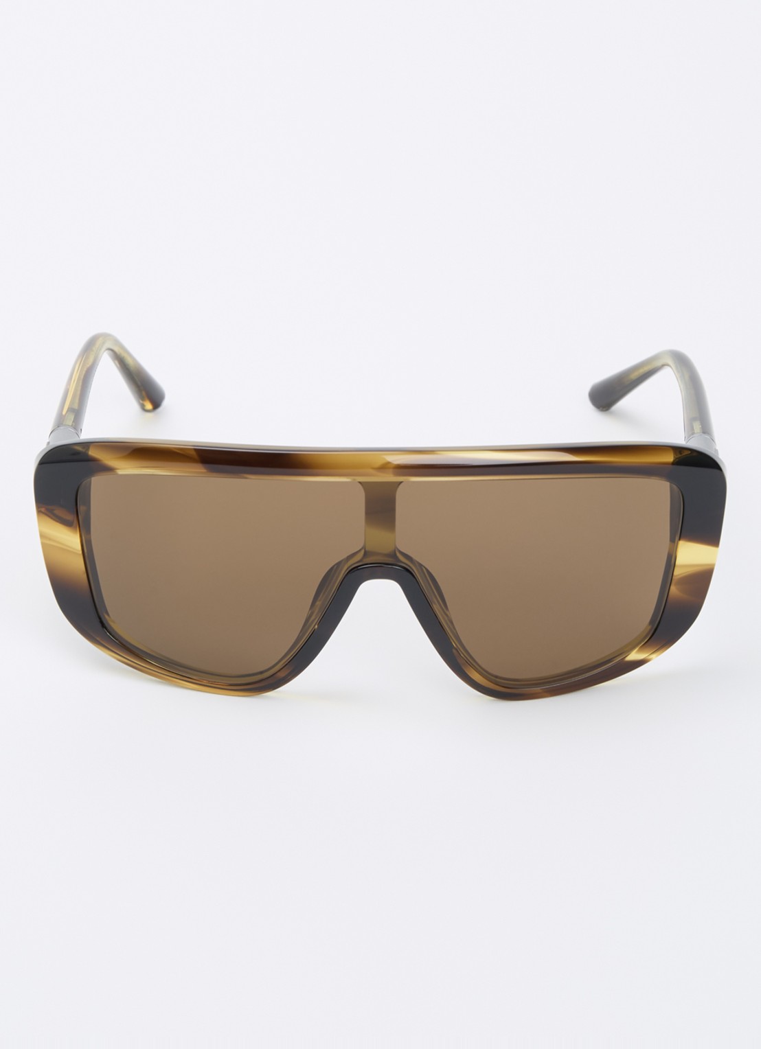 Dolce & Gabbana Shield zonnebril DG4520 - detail bruin
