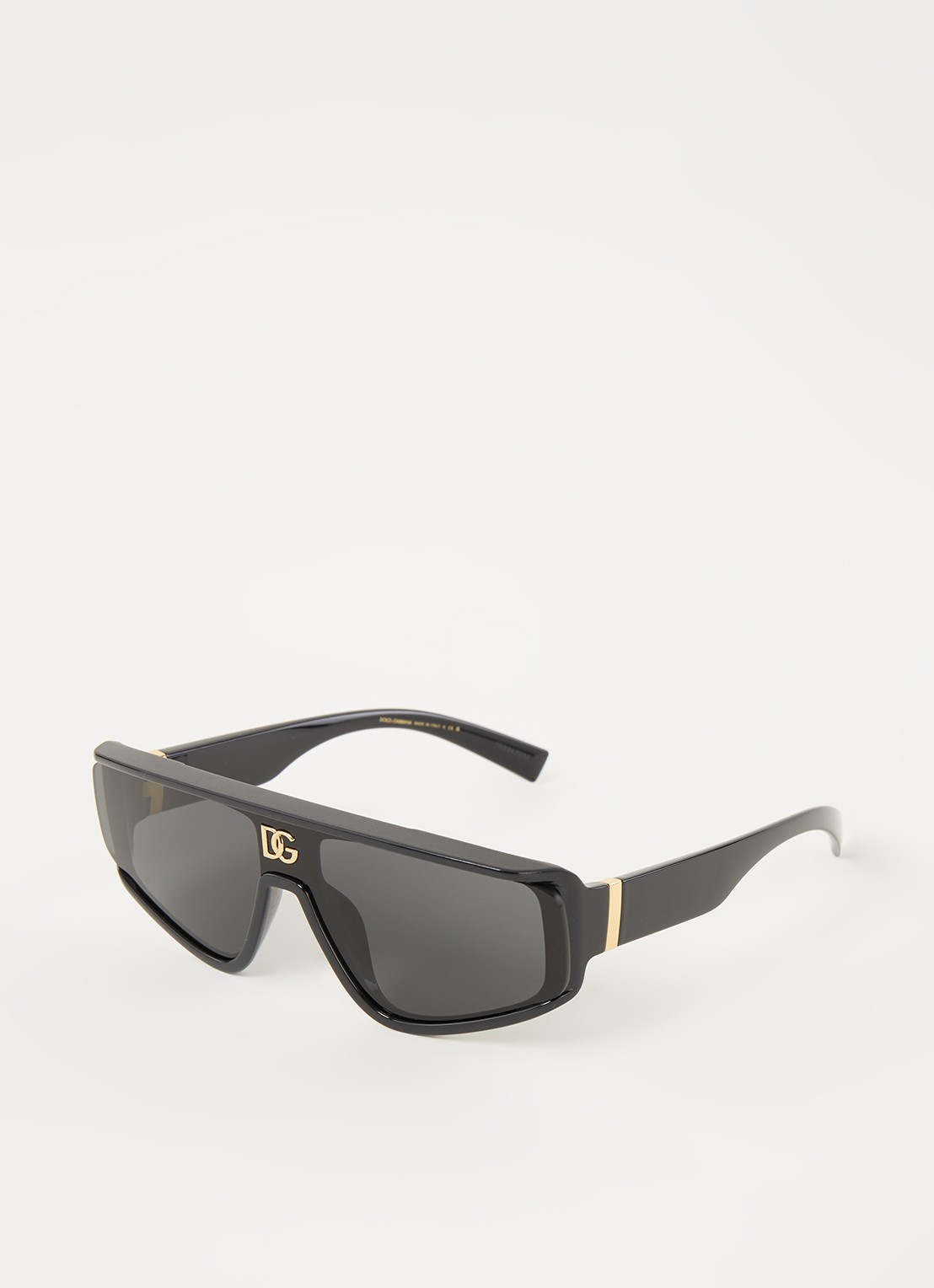 Dolce & Gabbana Shield zonnebril DG6177 - voorkant zwart