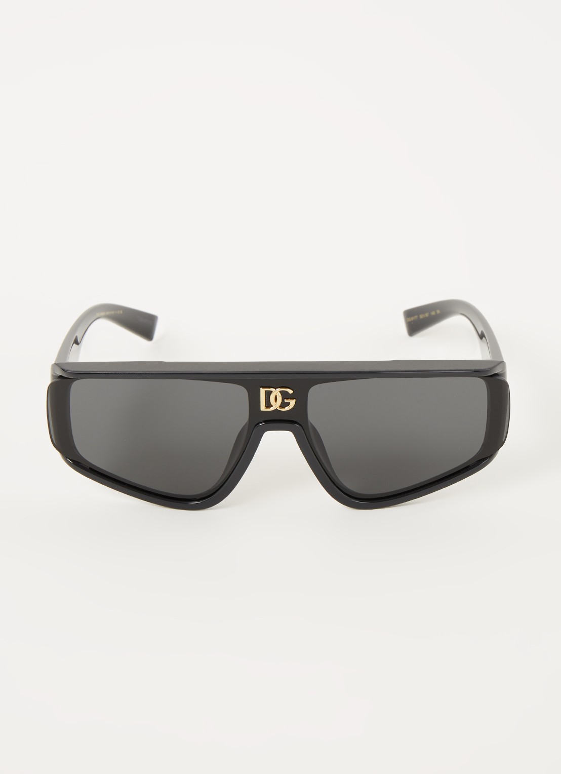 Dolce & Gabbana Shield zonnebril DG6177 - voorkant 2 zwart