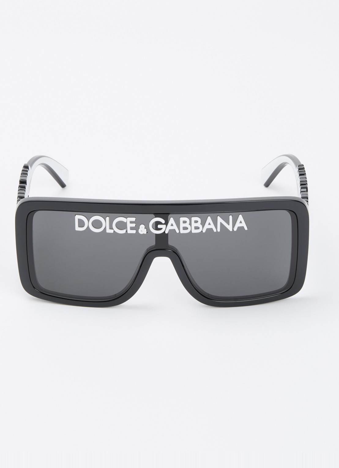 Dolce & Gabbana Shield zonnebril DG6204 - detail 2 zwart