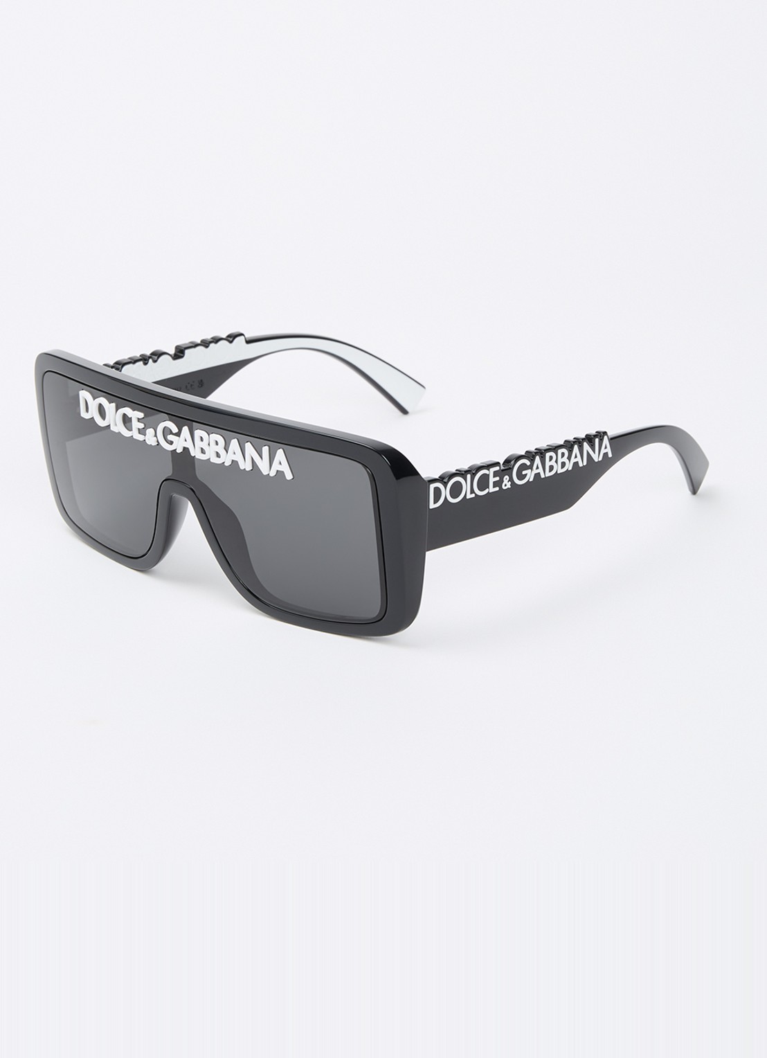 Dolce & Gabbana Shield zonnebril DG6204 - voorkant zwart