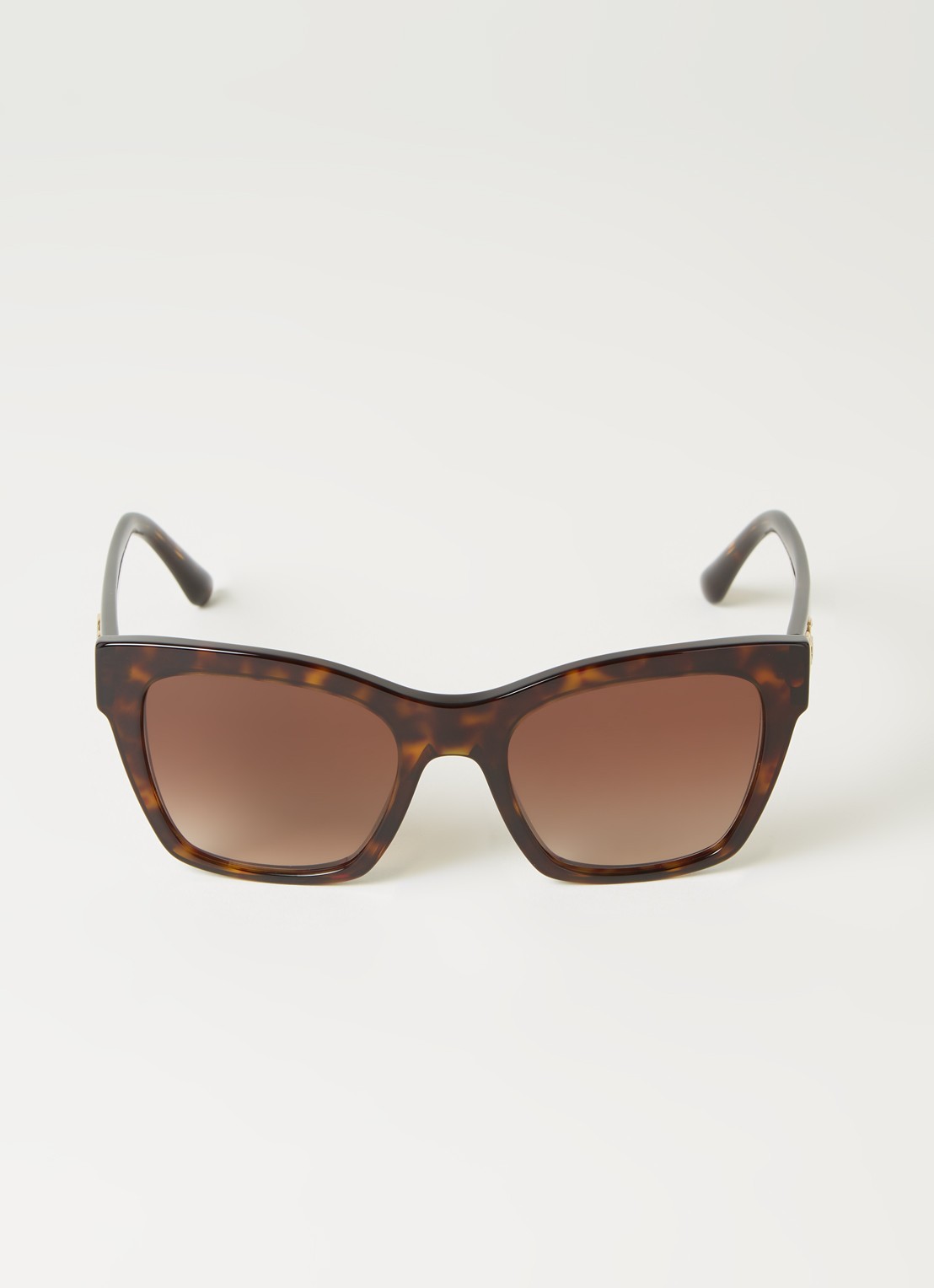 Dolce & Gabbana Wayfarer zonnebril DG4384 - voorkant 2 bruin