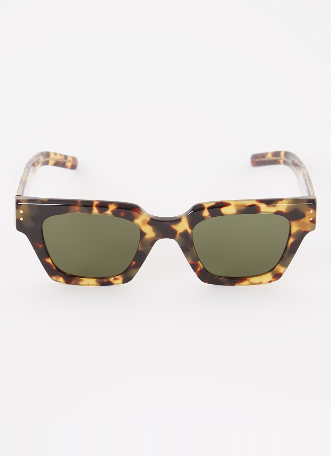 Dolce & Gabbana Wayfarer zonnebril DG4413  - detail donkerbruin