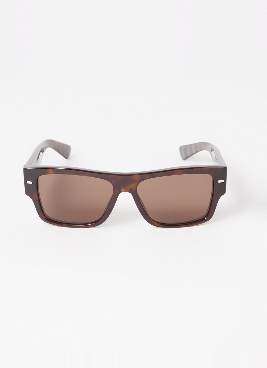 Dolce & Gabbana Wayfarer zonnebril DG4451 - detail bruin