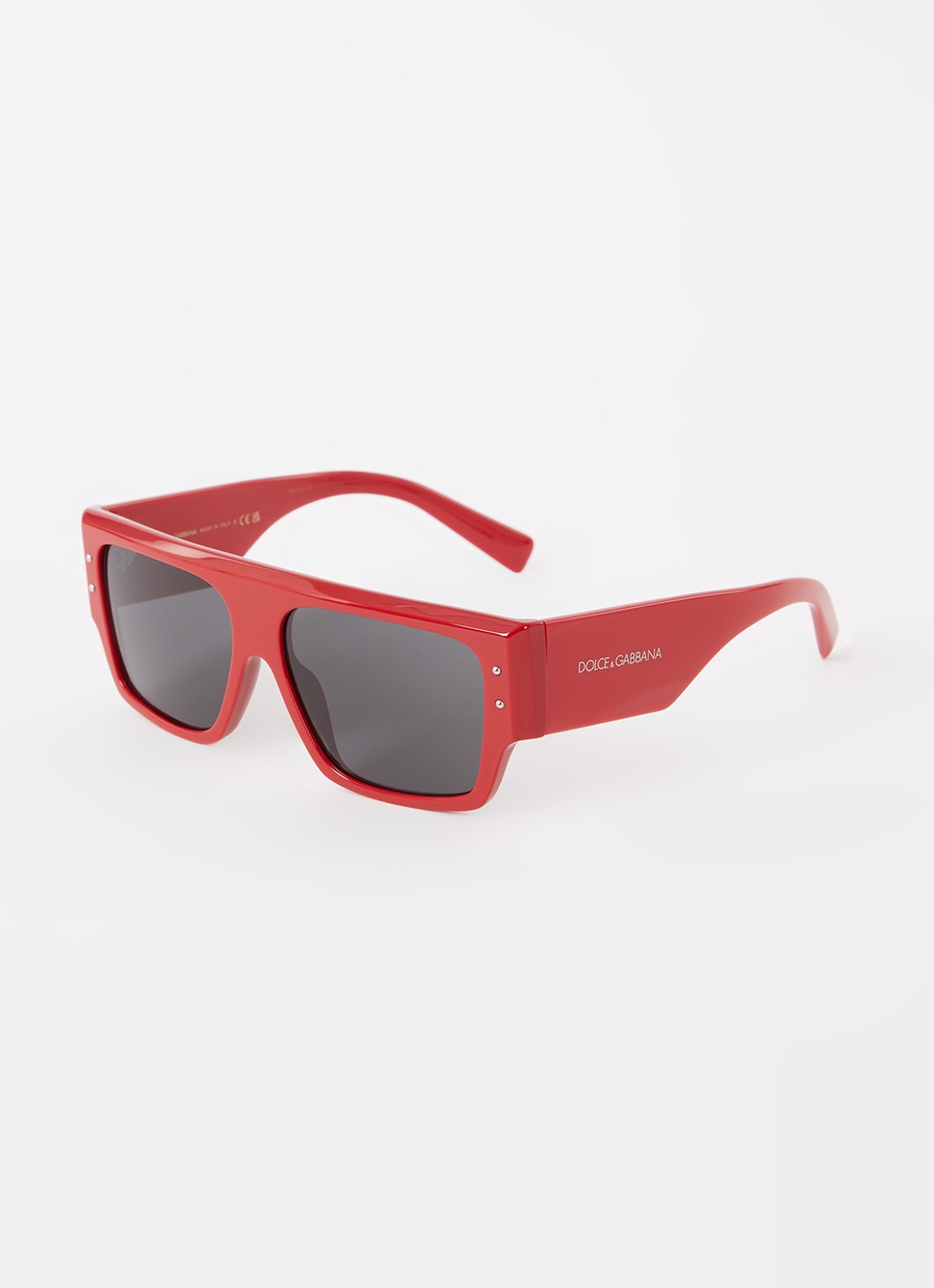 Dolce & Gabbana Wayfarer zonnebril DG4459  - voorkant rood