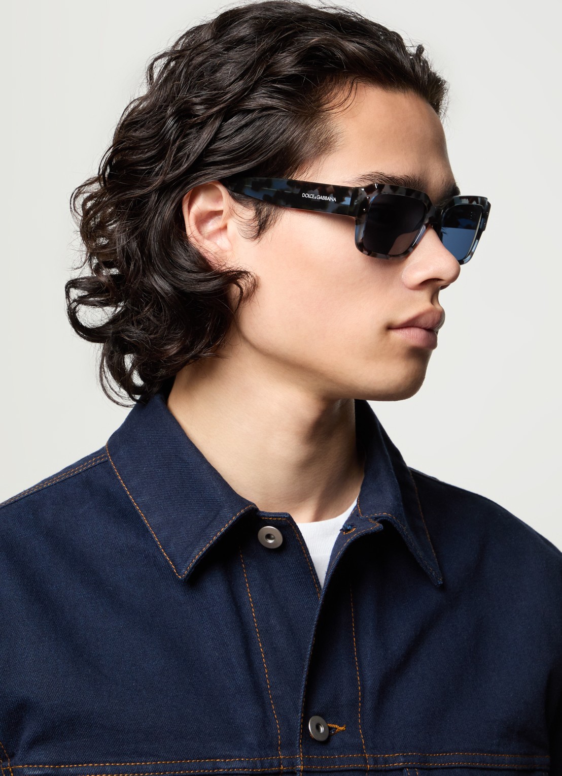 Dolce & Gabbana Wayfarer zonnebril DG4460 - voorkant 5 blauw