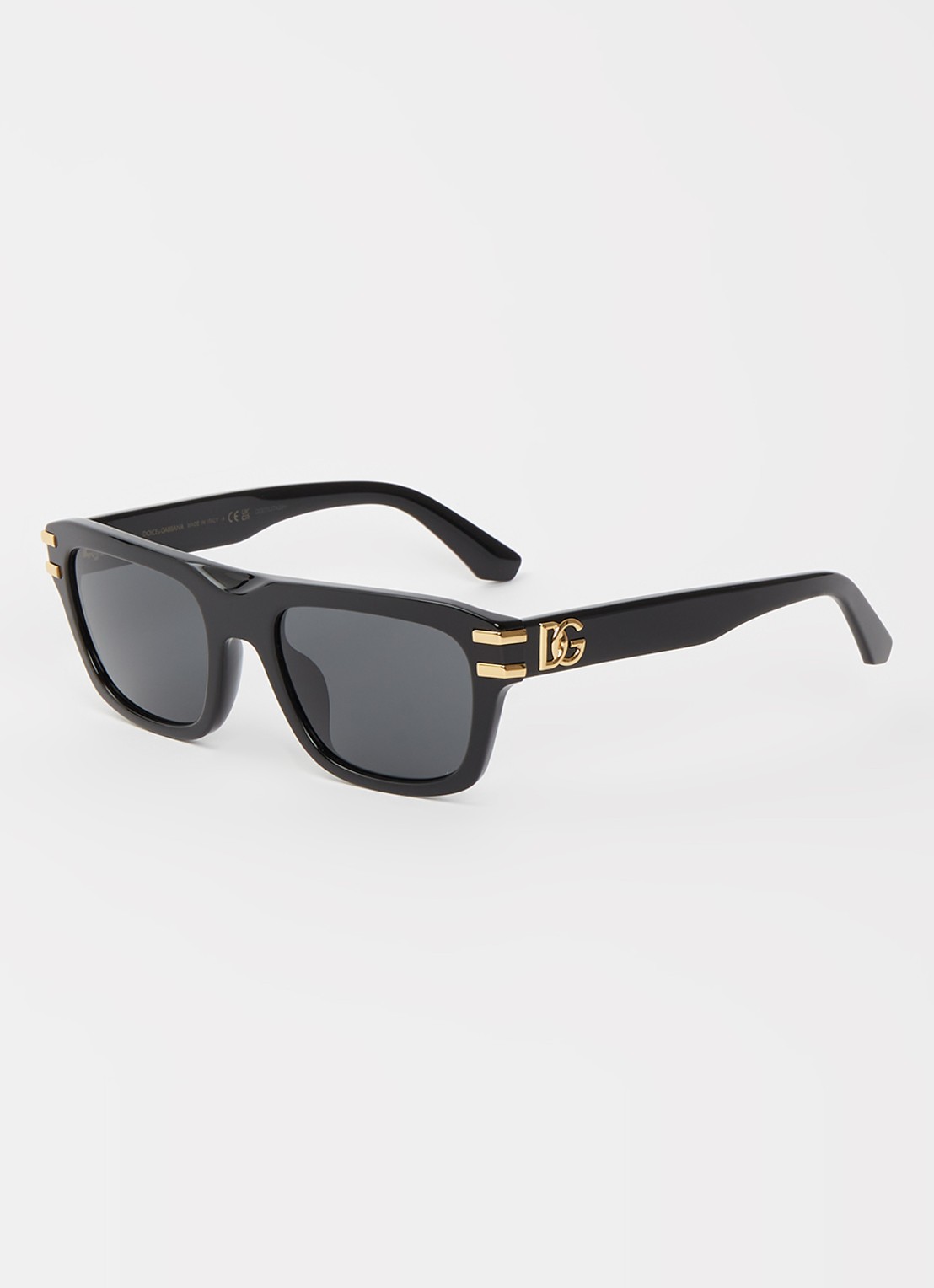 Dolce & Gabbana Wayfarer zonnebril DG4496 - voorkant 4 zwart