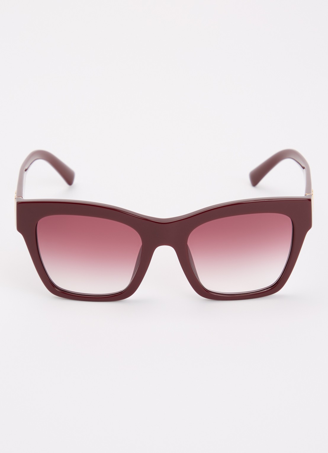 Dolce & Gabbana Wayfarer zonnebril DG4512 - detail bordeauxrood