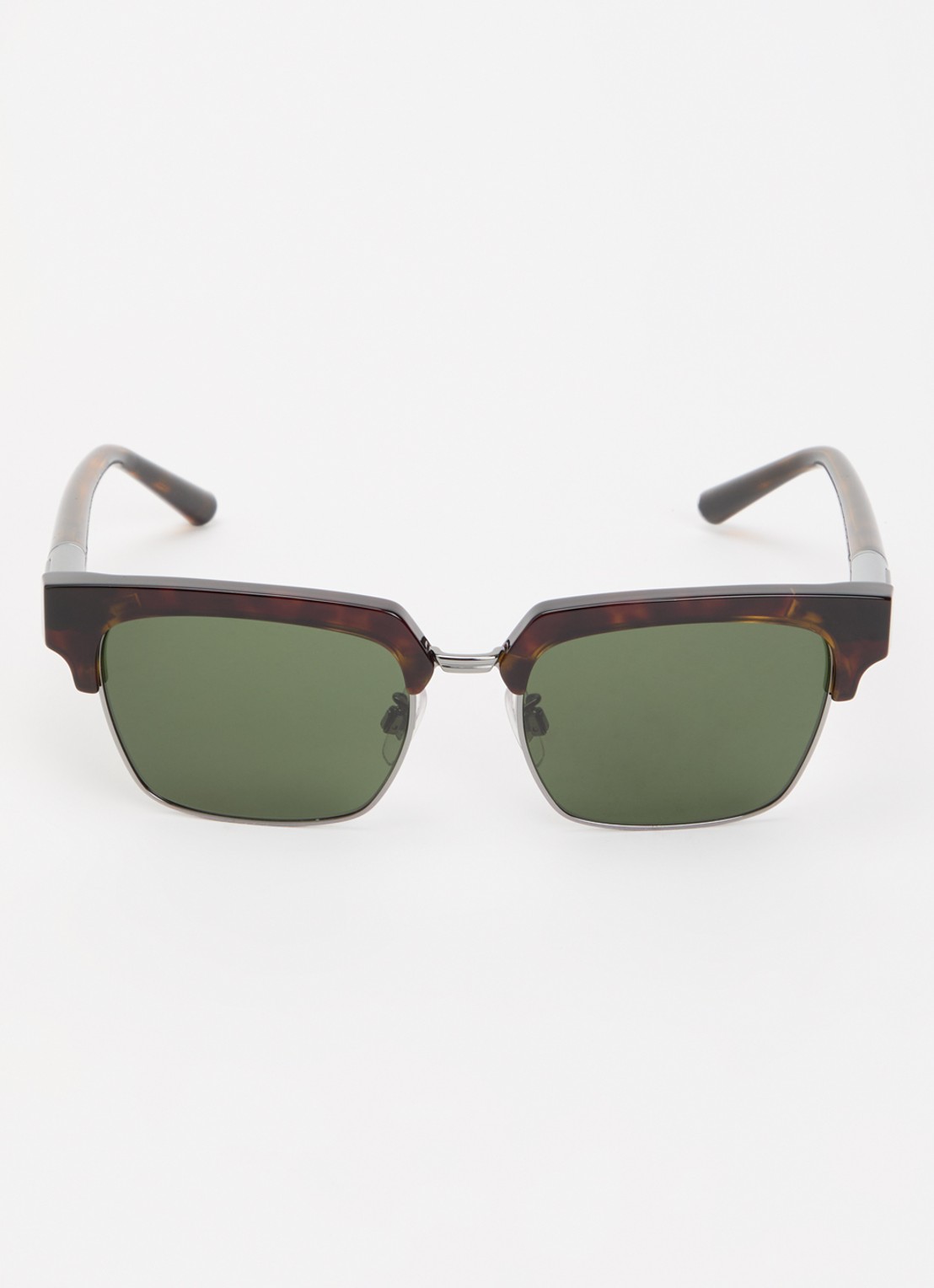 Dolce & Gabbana Wayfarer zonnebril DG4522 - detail 2 donkerbruin