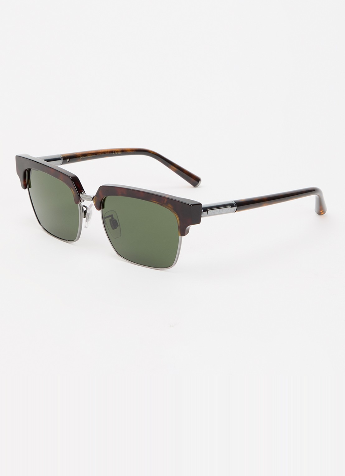 Dolce & Gabbana Wayfarer zonnebril DG4522 - voorkant donkerbruin