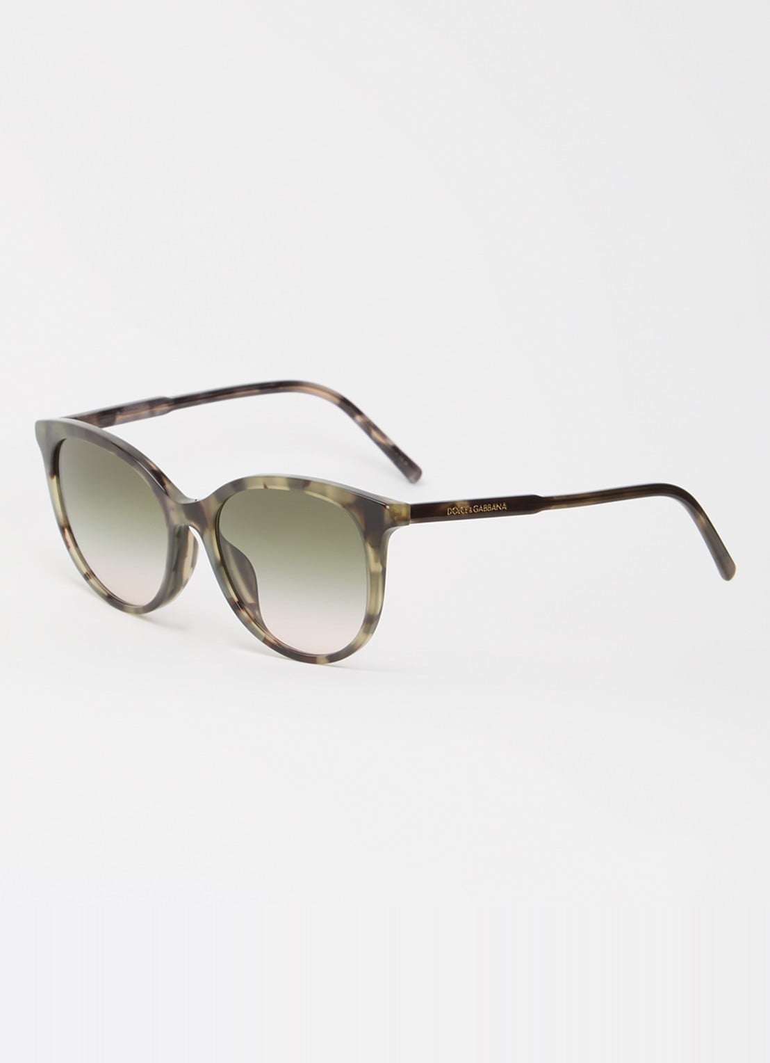 Dolce & Gabbana Wayfarer zonnebril DG4540 - voorkant 4 lichtbruin