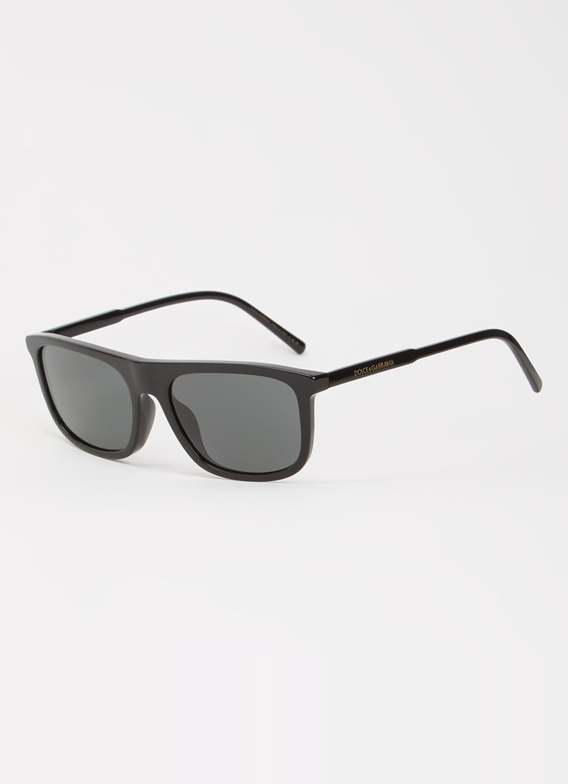Dolce & Gabbana Wayfarer zonnebril DG4542 - voorkant 4 donkergrijs