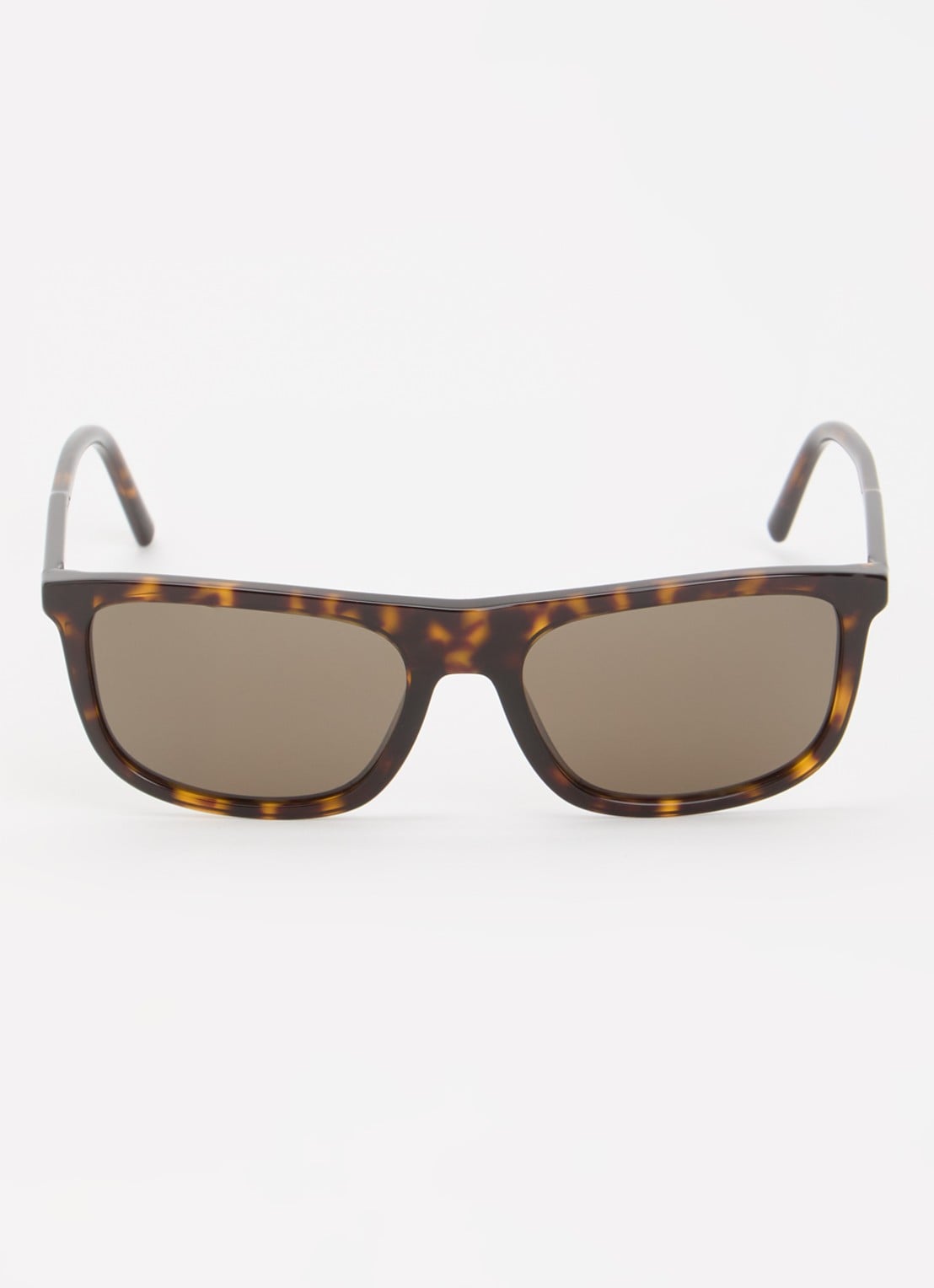 Dolce & Gabbana Wayfarer zonnebril DG4542 - detail donkerbruin