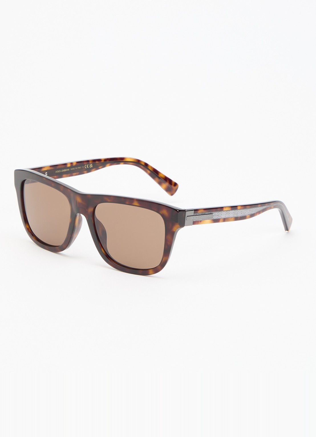 Dolce & Gabbana Wayfarer zonnebril DG4545 - voorkant bruin