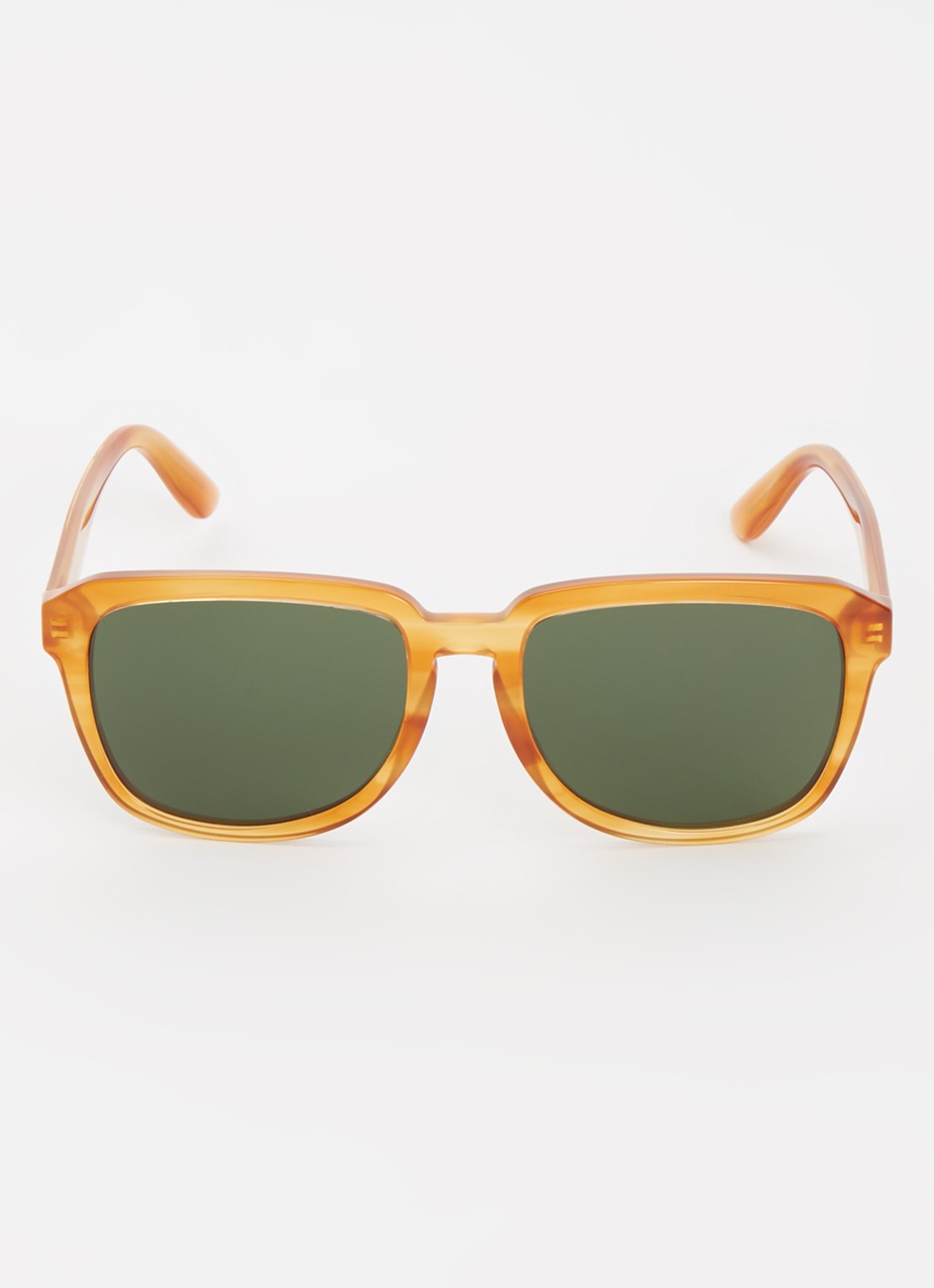 Dolce & Gabbana Wayfarer zonnebril DG4566 - detail roestbruin