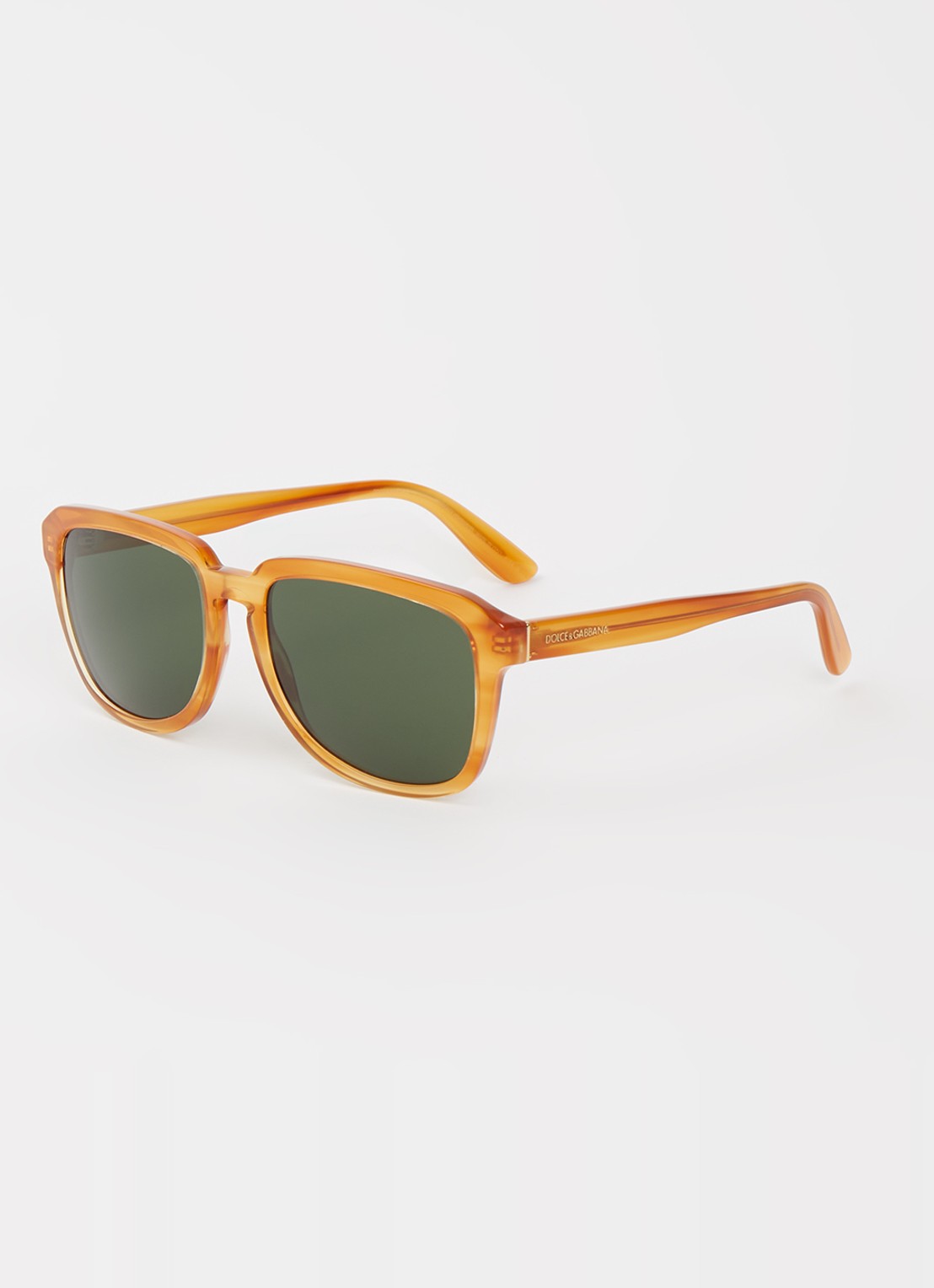 Dolce & Gabbana Wayfarer zonnebril DG4566 - voorkant 4 roestbruin