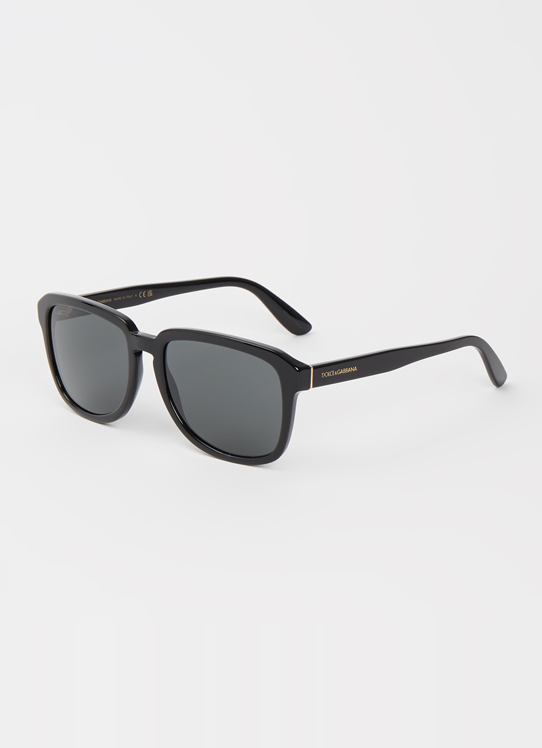 Dolce & Gabbana Wayfarer zonnebril DG4566 - voorkant 4 zwart